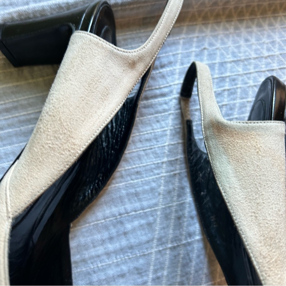 Giorgio Armani suede Kitten Heel Ankle Strap | 38 - Picture 4 of 14